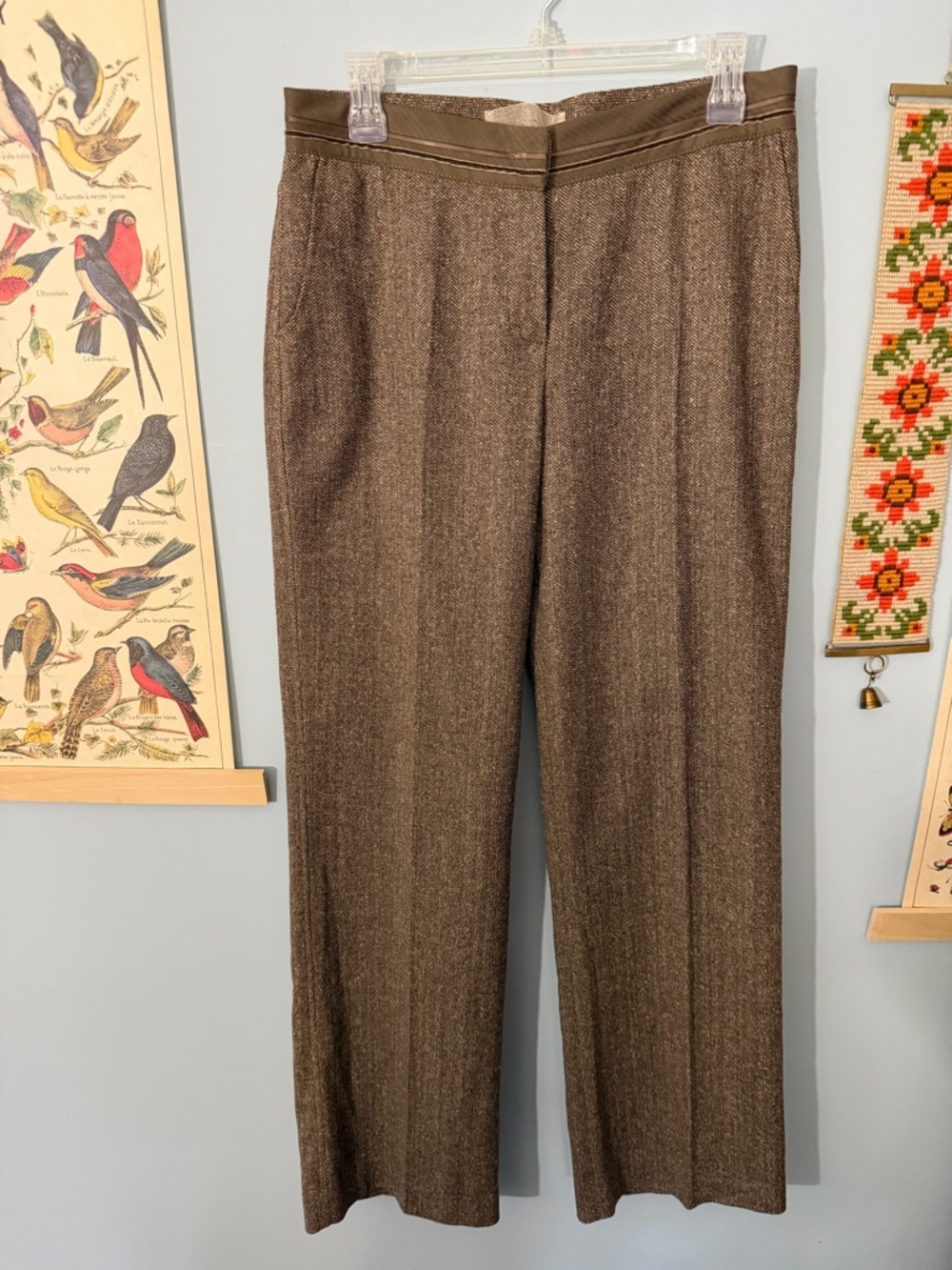 Dorothee Schumacher Womens Brown Straight-Leg Dress Pants